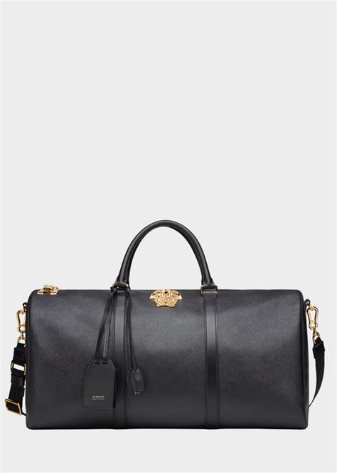 black versace side bag|Versace holdall bag.